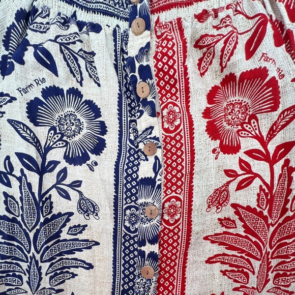 FARM RIO - Mixed Pineapple Garden Dress - Size Small - Picture 13 of 13